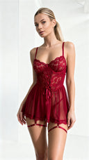 Lucia Babydoll Red