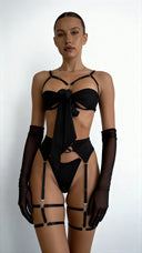 Sangle Noir Séduction - Ensemble Lingerie